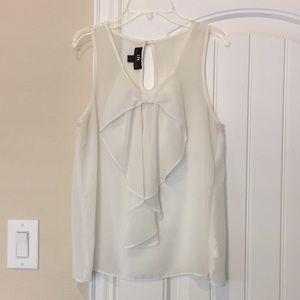 White bow blouse
